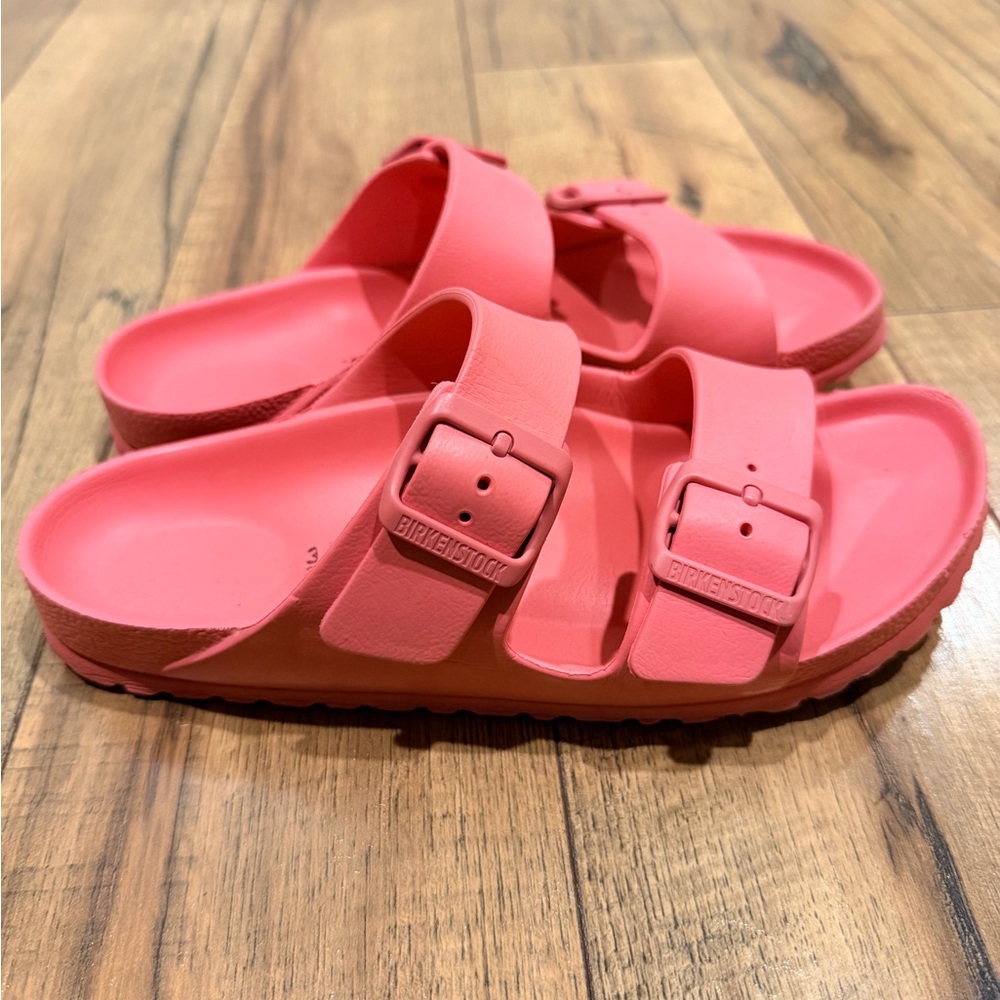 Birkenstock Women’s Essentials Eva Two-Strap Sandal in Pink